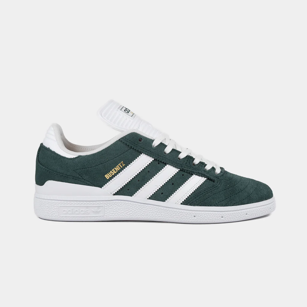 Adidas Skateboarding - Busenitz Shoes - Aurora Ivy / Cloud White / Gold Metallic
