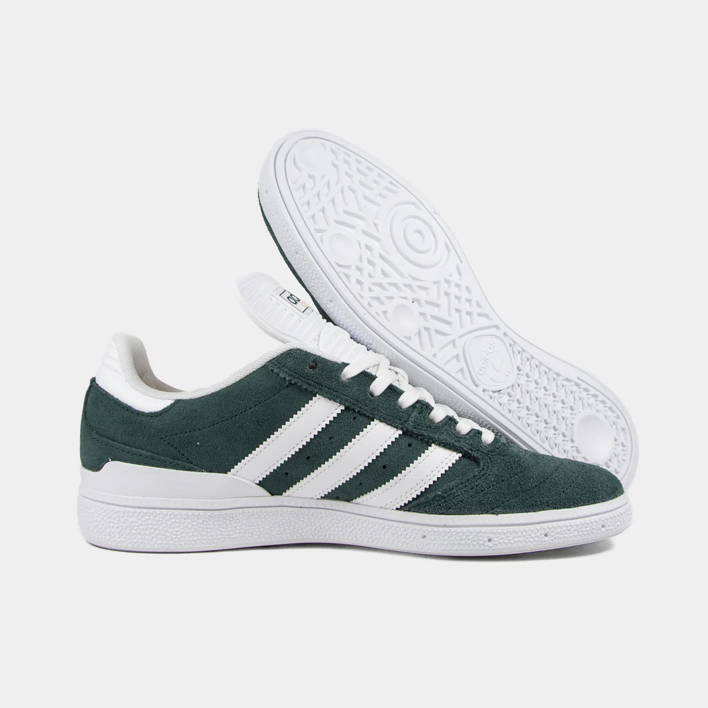 Adidas Skateboarding - Busenitz Shoes - Aurora Ivy / Cloud White / Gold Metallic - Image 3