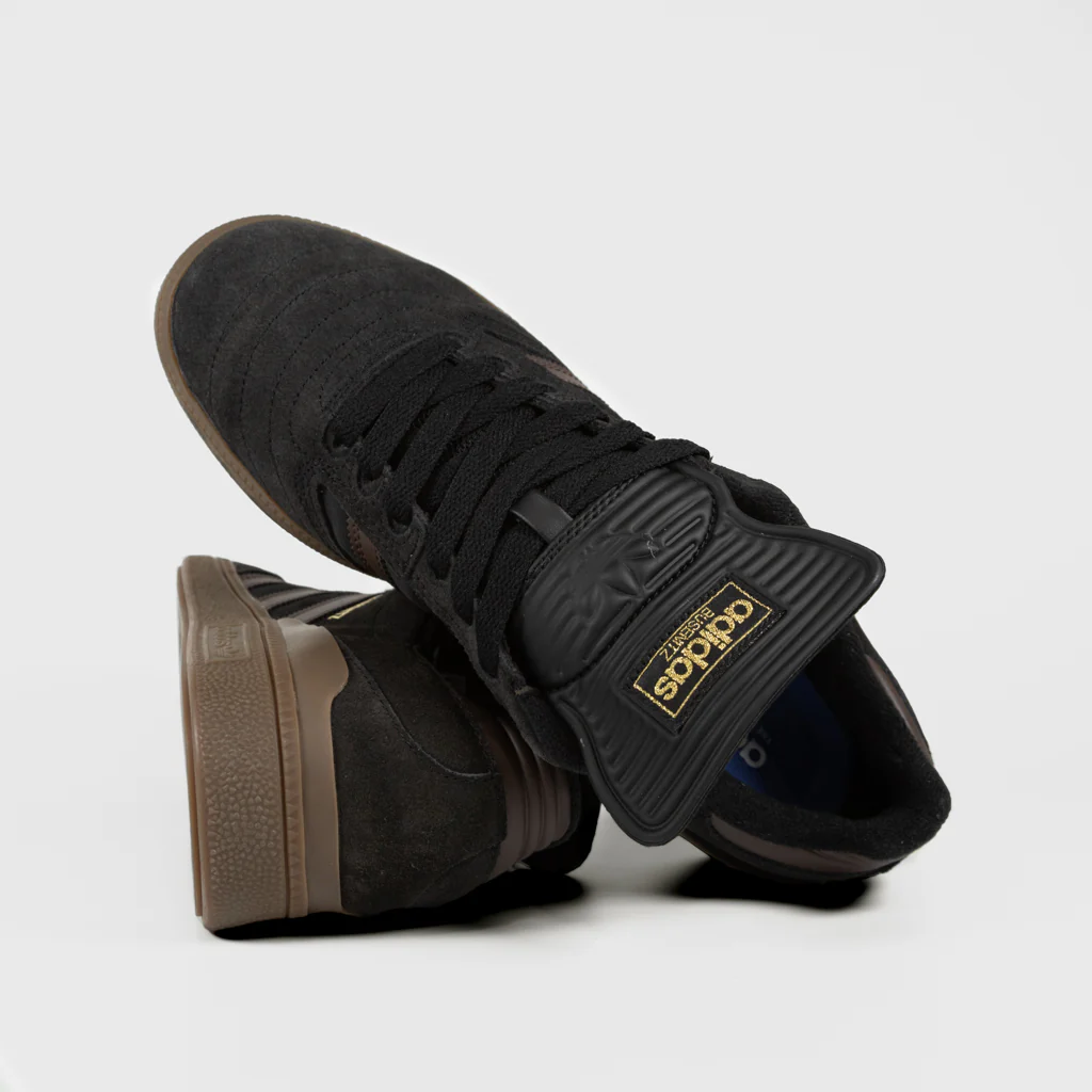 Adidas Skateboarding - Busenitz Shoes - Core Black / Brown / Gold Metallic - Image 4