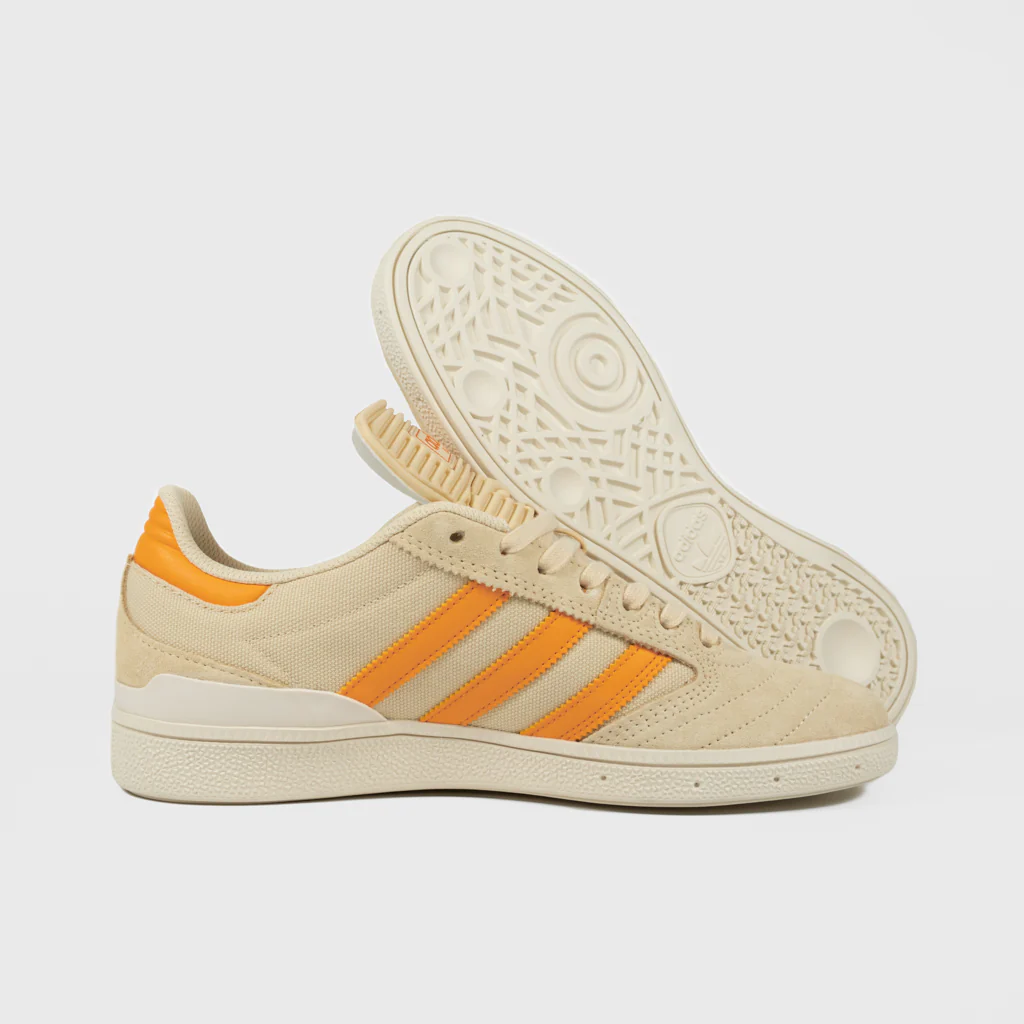 Adidas Skateboarding - Busenitz Shoes - Crystal Sand / Bold Orange / Gold Metallic - Image 3