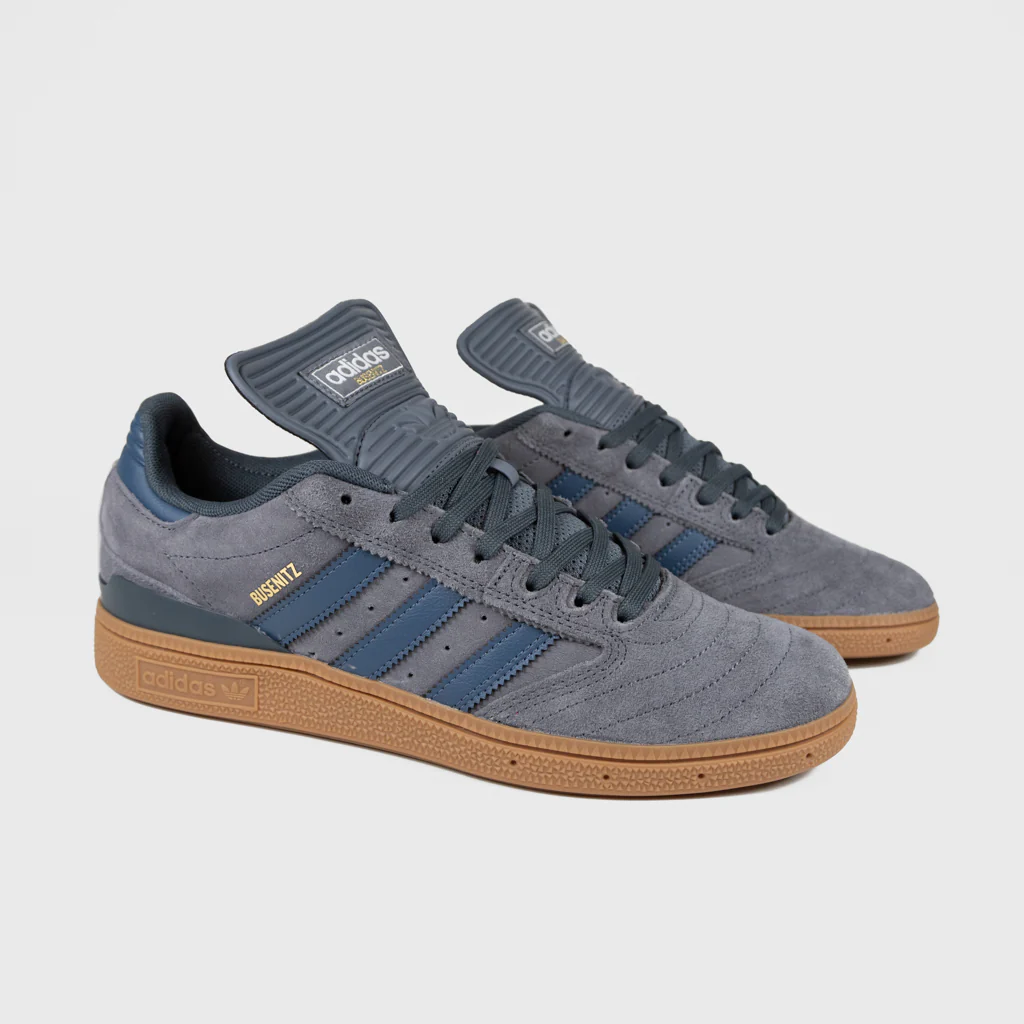 Adidas Skateboarding - Busenitz Shoes - Onix / Preloved Indigo / Gum 4 - Image 2