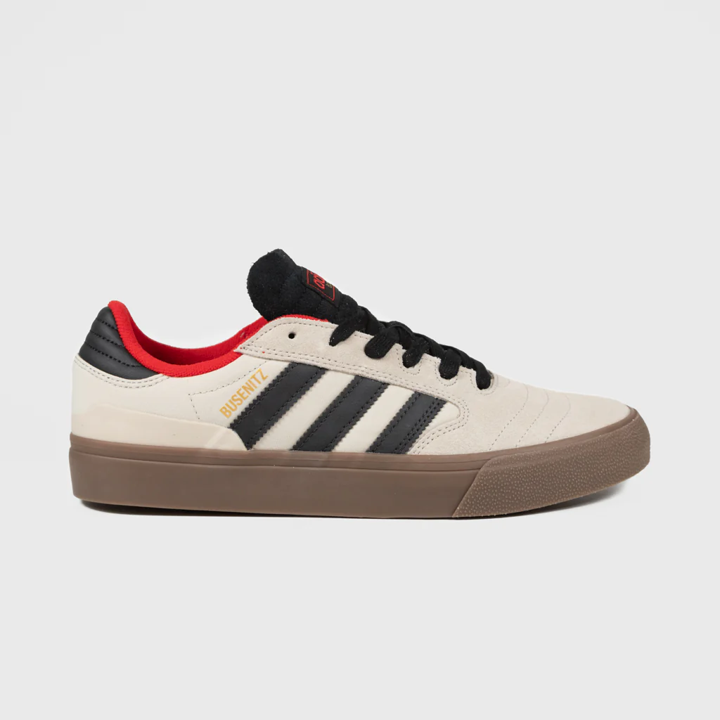 Adidas Skateboarding - Busenitz Vulc 2 Shoes - Clear Brown / Core Black / Gum 5