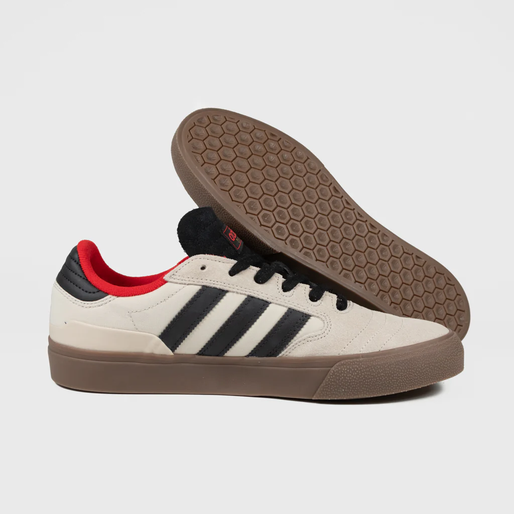 Adidas Skateboarding - Busenitz Vulc 2 Shoes - Clear Brown / Core Black / Gum 5 - Image 3
