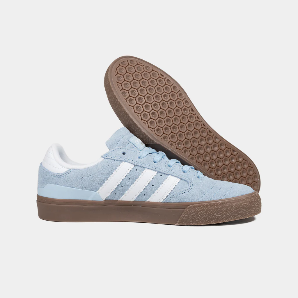 Adidas Skateboarding - Busenitz Vulc 2 Shoes - Clear Sky / Footwear White / Gum 5 - Image 3