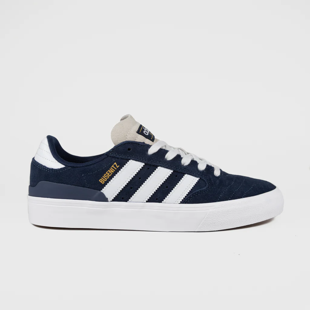 Adidas Skateboarding - Busenitz Vulc 2 Shoes - Collegiate Navy / Crystal White / Footwear White