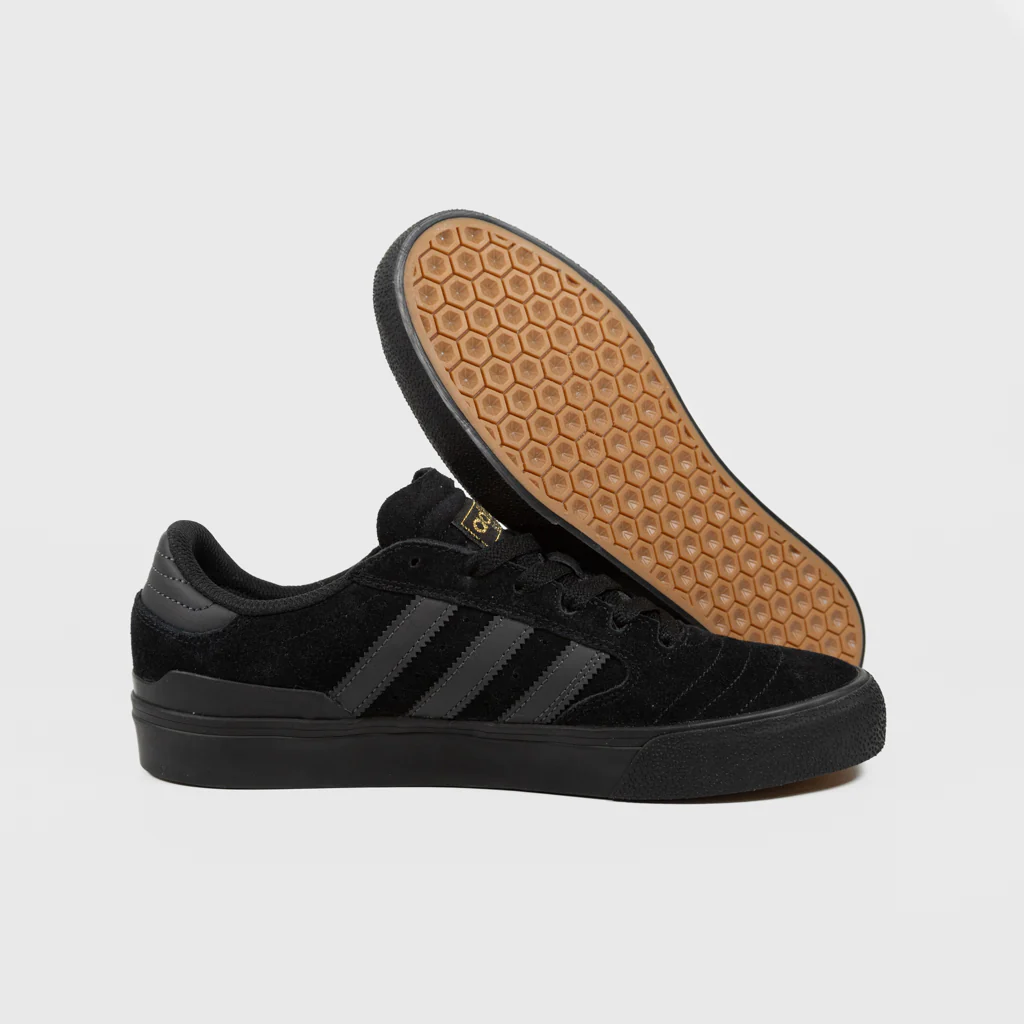 Adidas Skateboarding - Busenitz Vulc 2 Shoes - Core Black / Core Black / Gum - Image 3