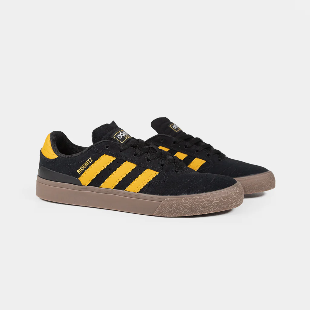 Adidas Skateboarding - Busenitz Vulc 2 Shoes - Core Black / Preloved Yellow / Gum 4 - Image 2