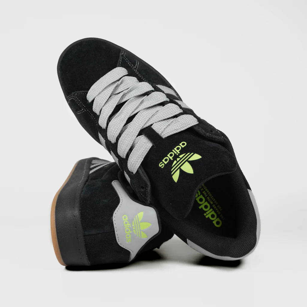 Adidas Skateboarding - Campus 90s ADV Shoes - Core Black / Grey Two / Gold Metallic - Image 4