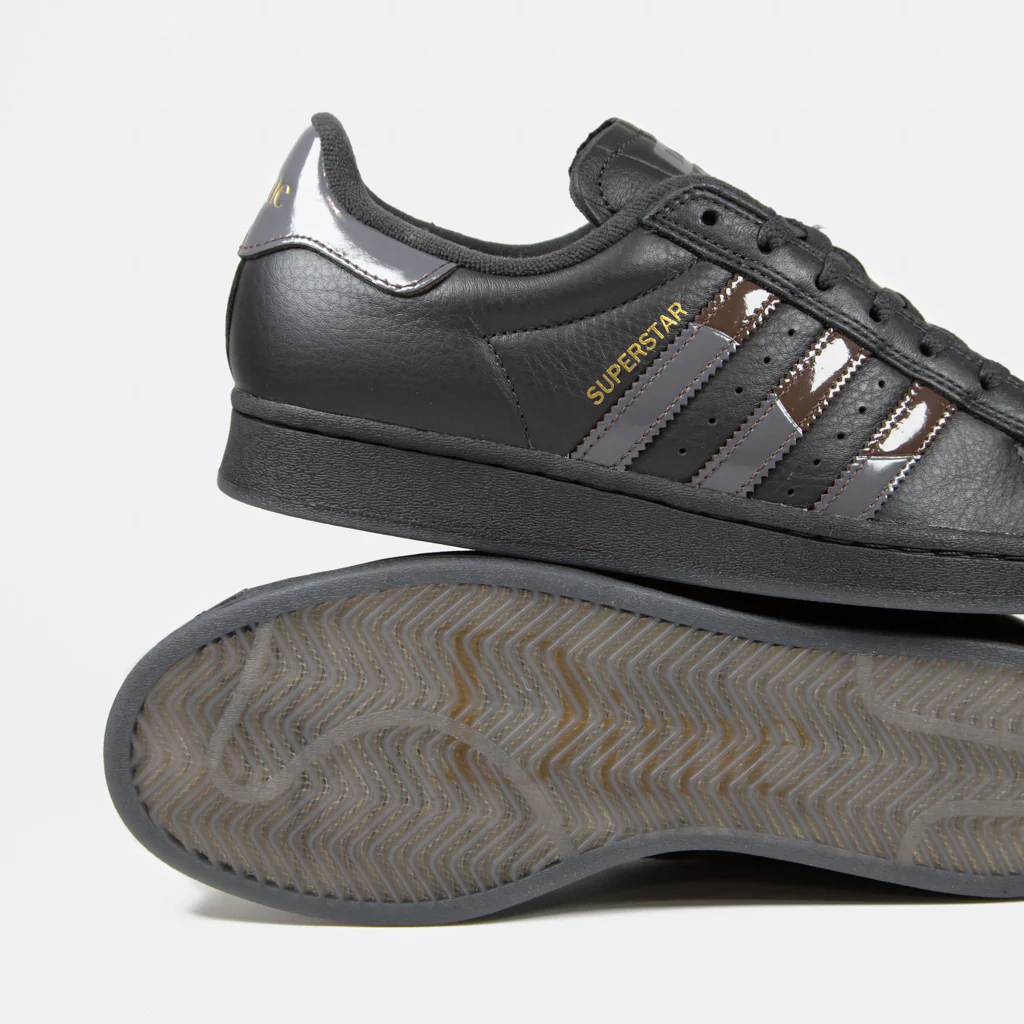 Adidas Skateboarding - Dime MTL X Superstar ADV Shoes - Carbon / Grey Five / Brown - Image 4