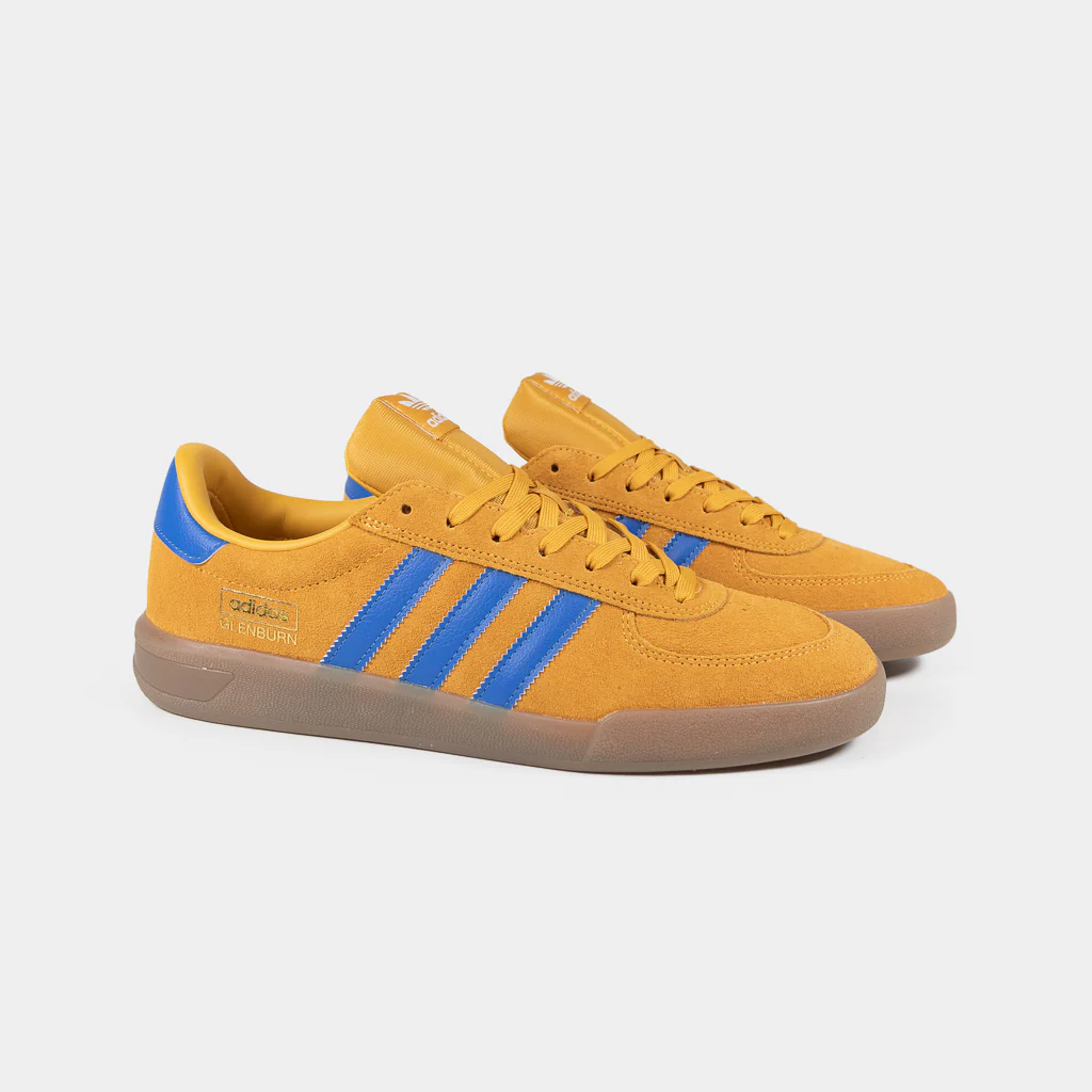 Adidas Skateboarding - Glenburn Shoes - Preloved Yellow / Bright Royal / Gum - Image 2