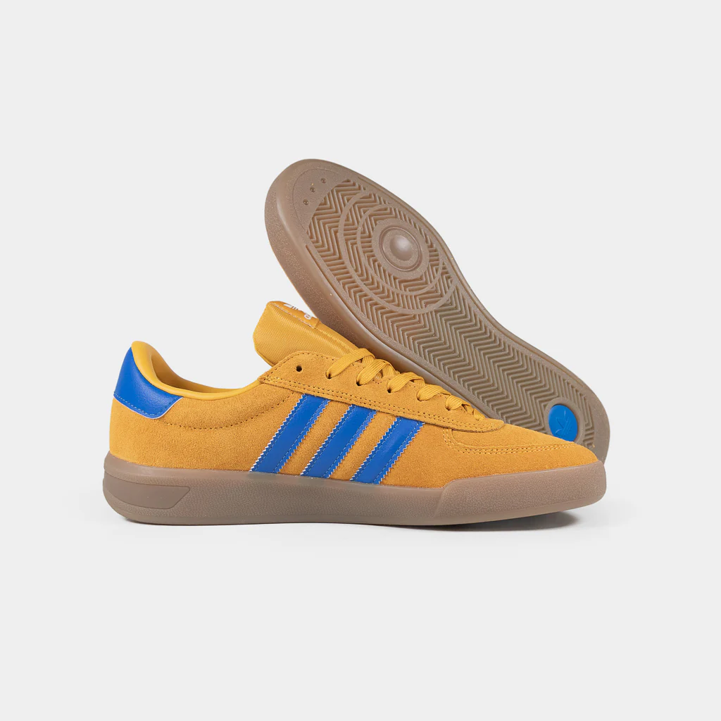 Adidas Skateboarding - Glenburn Shoes - Preloved Yellow / Bright Royal / Gum - Image 3