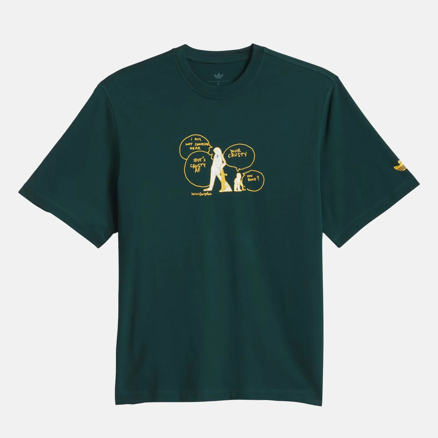Adidas Skateboarding - Gonz Crusty T-Shirt - Aurora Ivy / Black