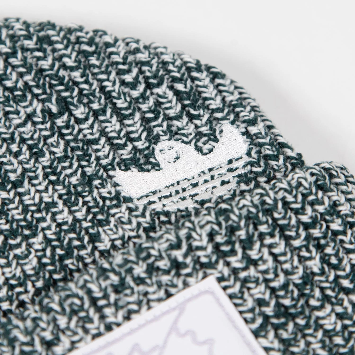 Adidas Skateboarding - Gonz Work Beanie -Aurora Ivy / Collegiate White - Image 3