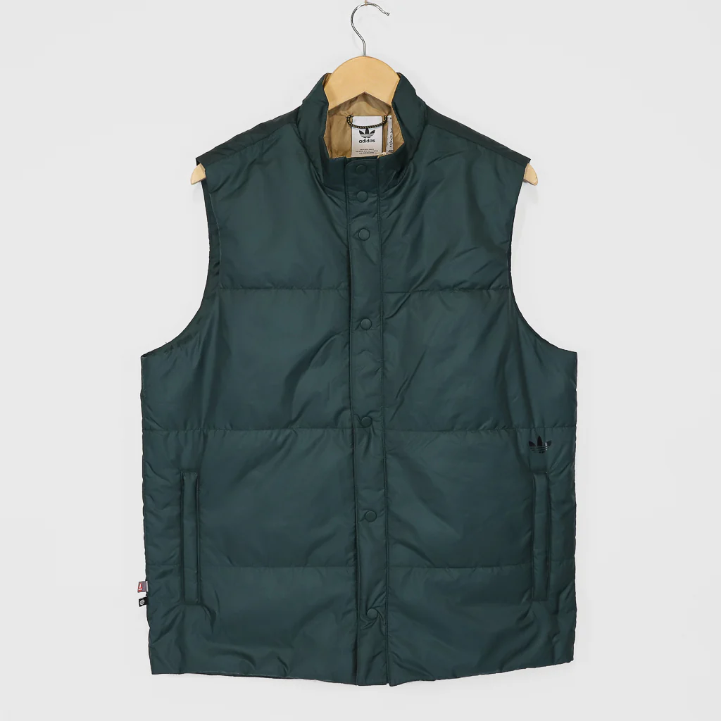 Adidas Skateboarding - Insulated Vest Jacket - Shadow Green / Cardboard / Black