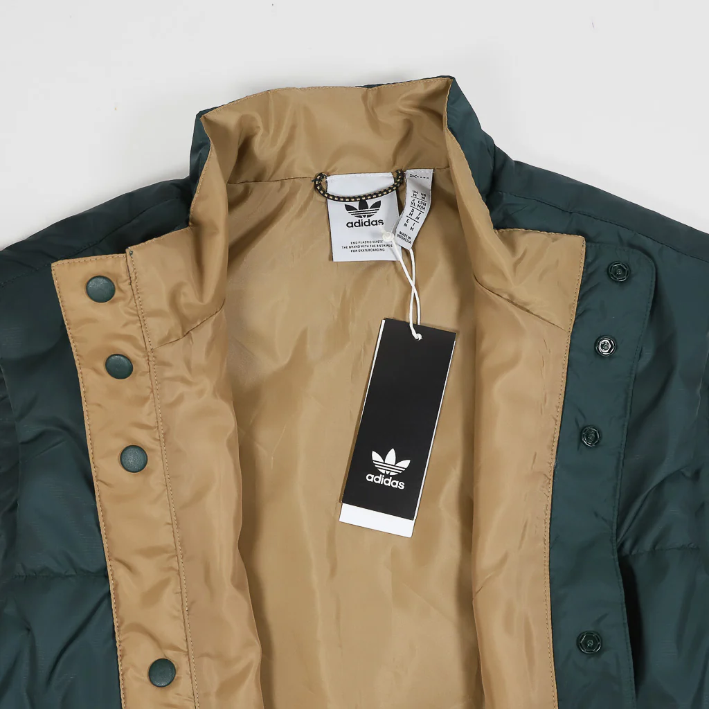 Adidas Skateboarding - Insulated Vest Jacket - Shadow Green / Cardboard / Black - Image 2
