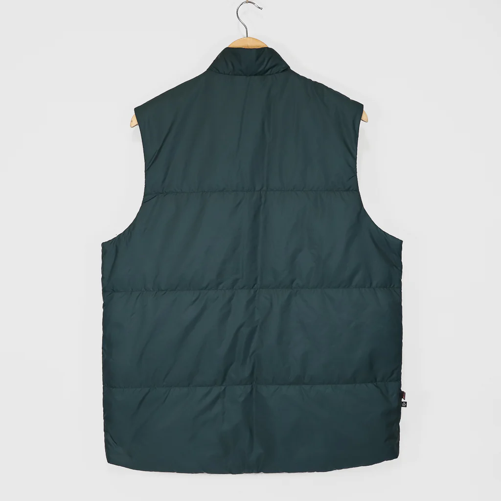 Adidas Skateboarding - Insulated Vest Jacket - Shadow Green / Cardboard / Black - Image 4