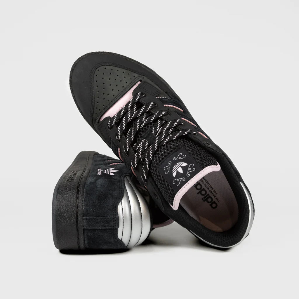 Adidas Skateboarding - Lil Dre Centennial 85 Low ADV Shoes - Core Black / Clear Pink / Core Black - Image 4