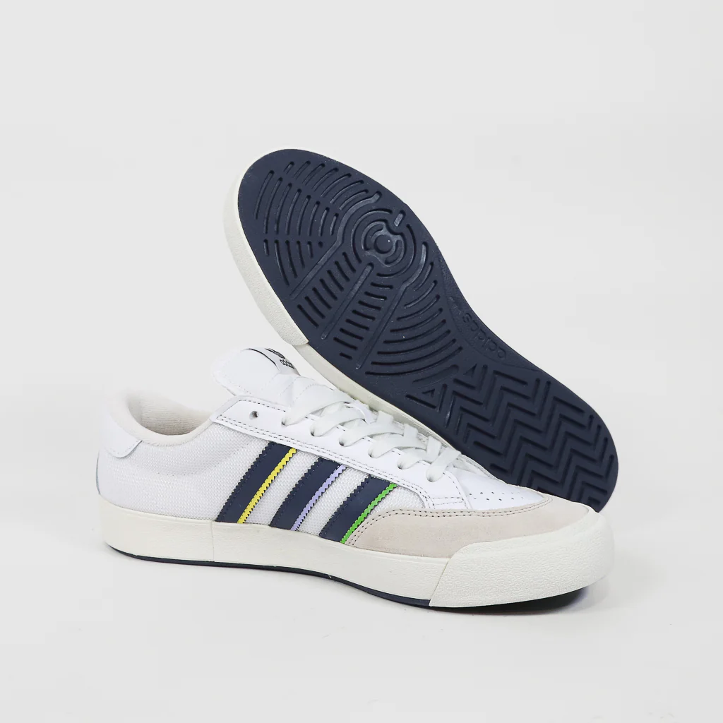 Adidas Skateboarding - Nora Vasconcellos Shoes - Footwear White / Shadow Navy / Gold Metallic - Image 3