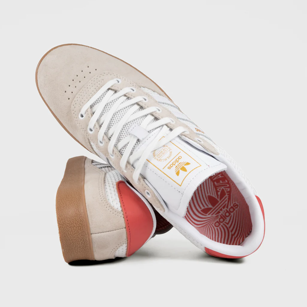 Adidas Skateboarding - Puig Indoor Shoes - Wonder White / Cloud White / Gum - Image 4