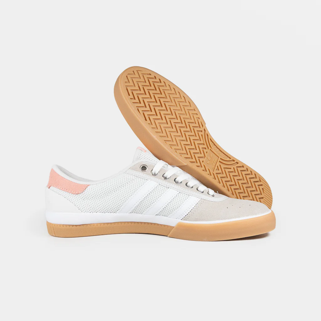 Adidas Skateboarding - Lucas Premiere Shoes - Footwear White / Crystal White / Haze Coral - Image 3