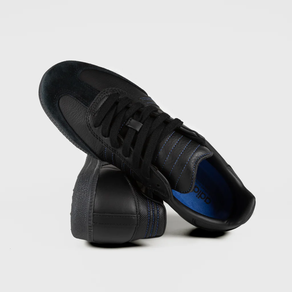 Adidas Skateboarding - Samba ADV Shoes - Core Black / Core Black / Royal Blue - Image 4