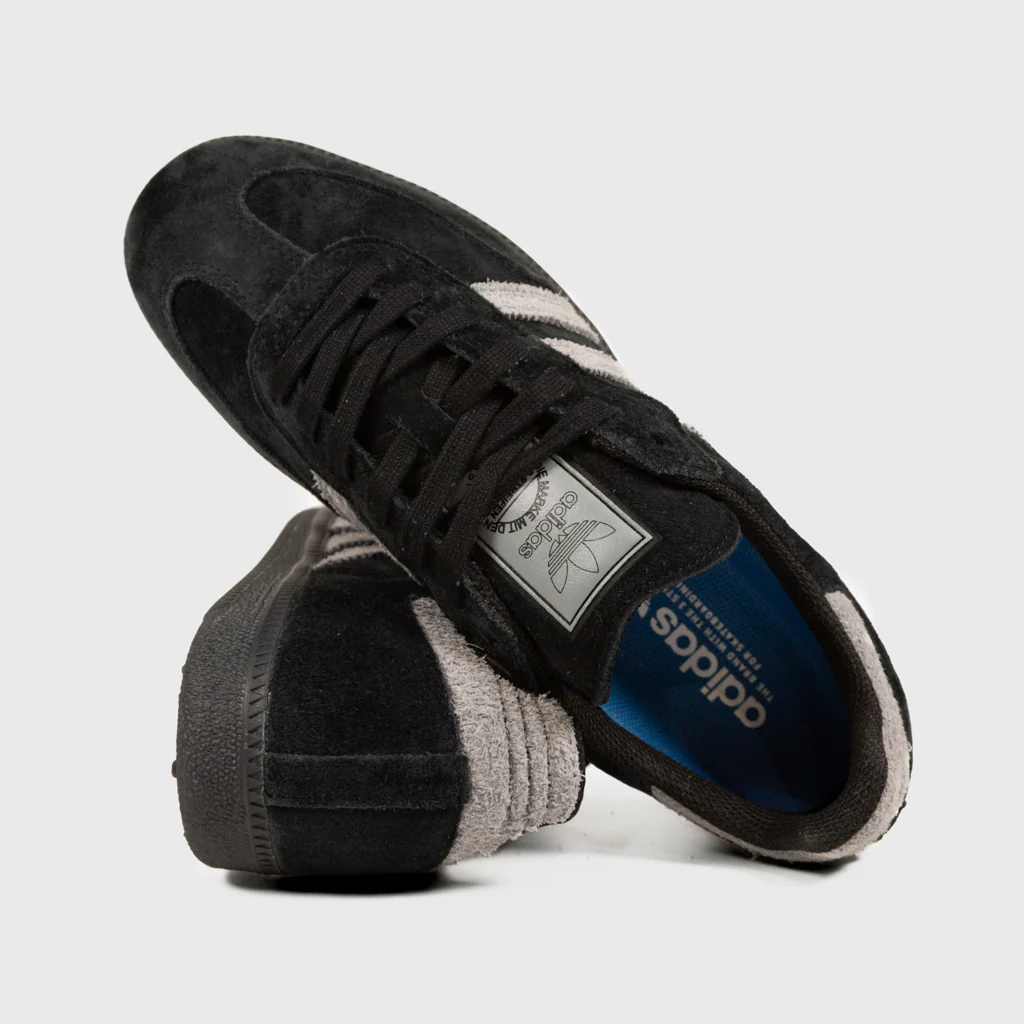 Adidas Skateboarding - Samba ADV Shoes - Core Black / Grey Four / Gold Metallic - Image 4