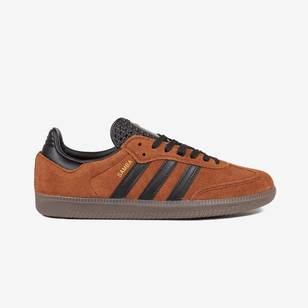 Adidas Skateboarding - Samba ADV Shoes - Dusky Bronze / Core Black / Gum