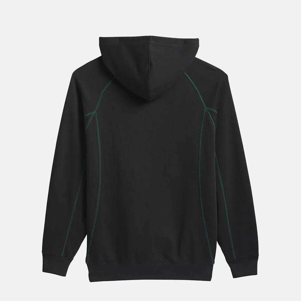 Adidas Skateboarding - Shmoo Featherweight Pullover Hooded Sweatshirt - Black / Dark Green - Image 2