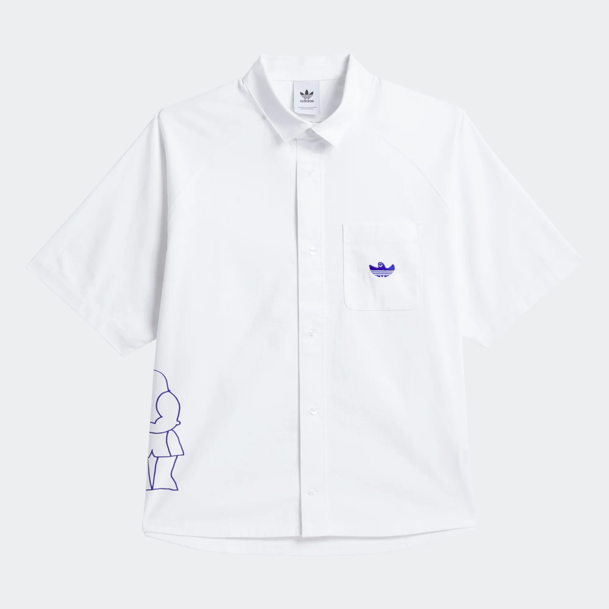 Adidas Skateboarding - Shmoo Short Sleeve Shirt - White