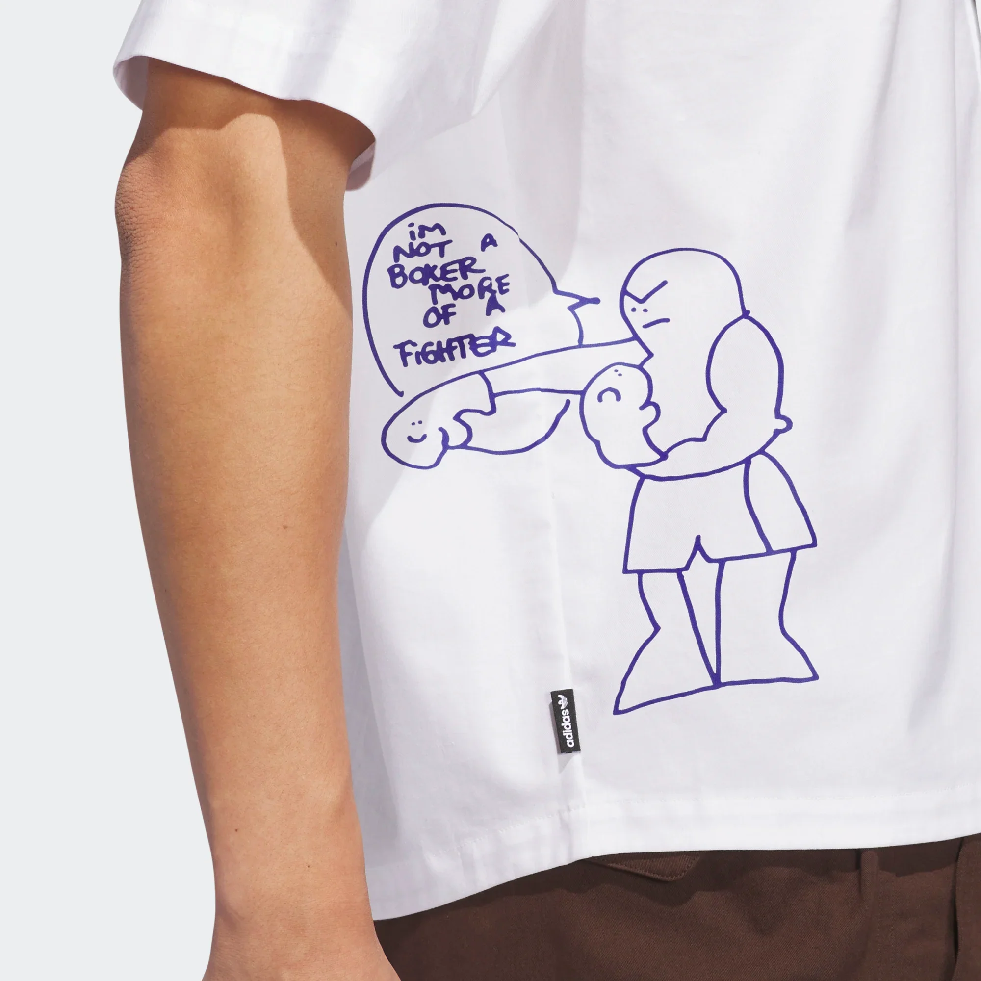 Adidas Skateboarding - Shmoo Short Sleeve Shirt - White - Image 3