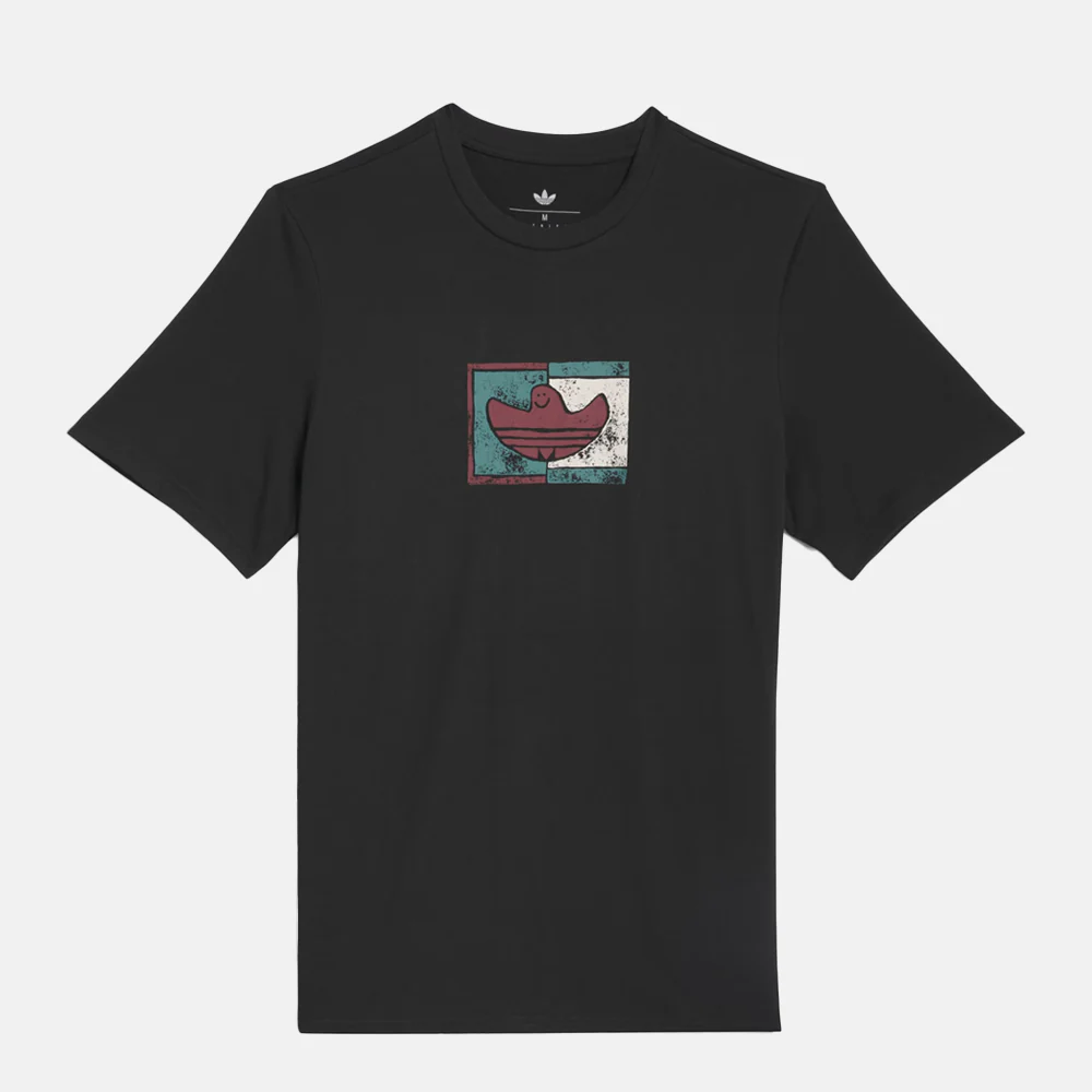 Adidas Skateboarding - Shmoohaus Gonz T-Shirt - Black / Shadow Red