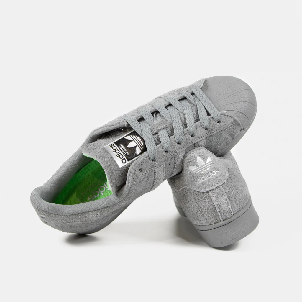 Adidas Skateboarding - Superstar ADV Shoes - Grey Three / Grey Three / Cobalt Black - Image 4