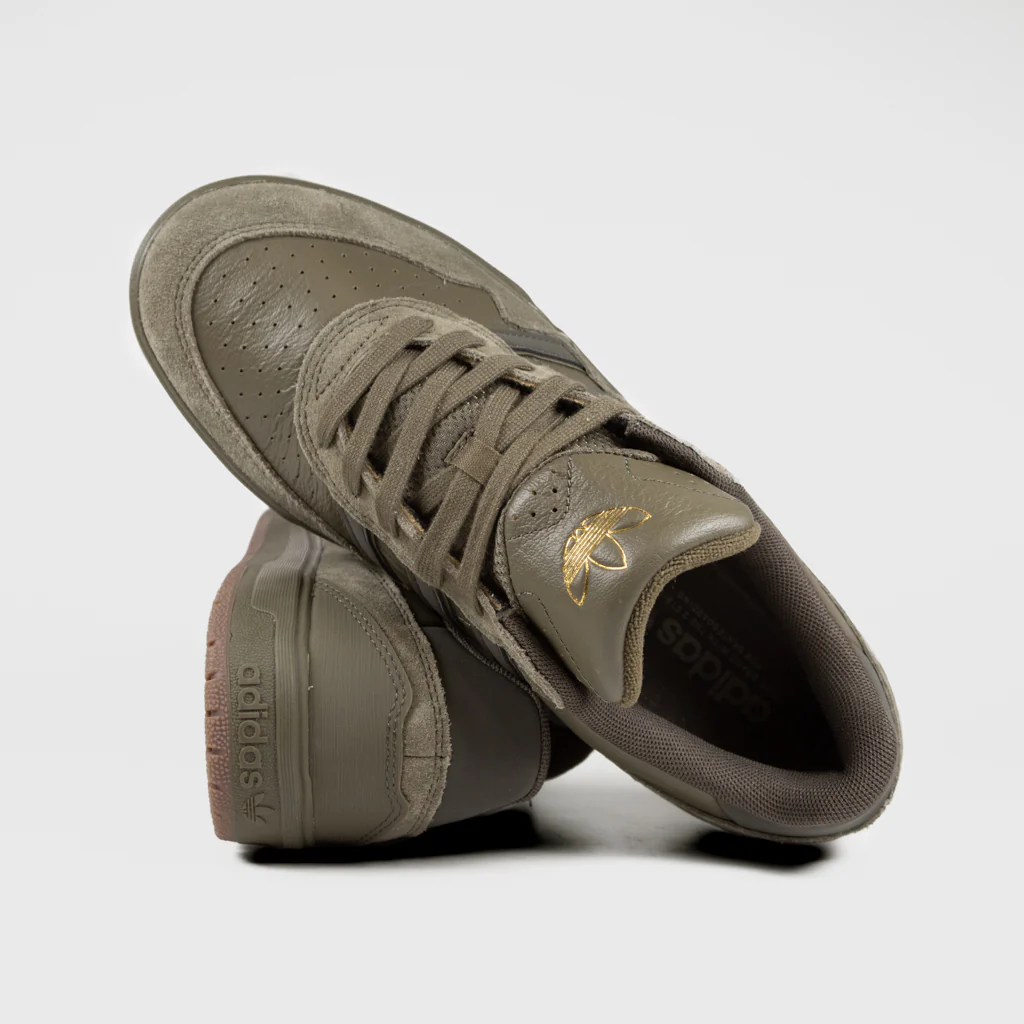 Adidas Skateboarding - Tyshawn II Shoes - Olive Strata / Shadow Olive / Gum 5 - Image 4