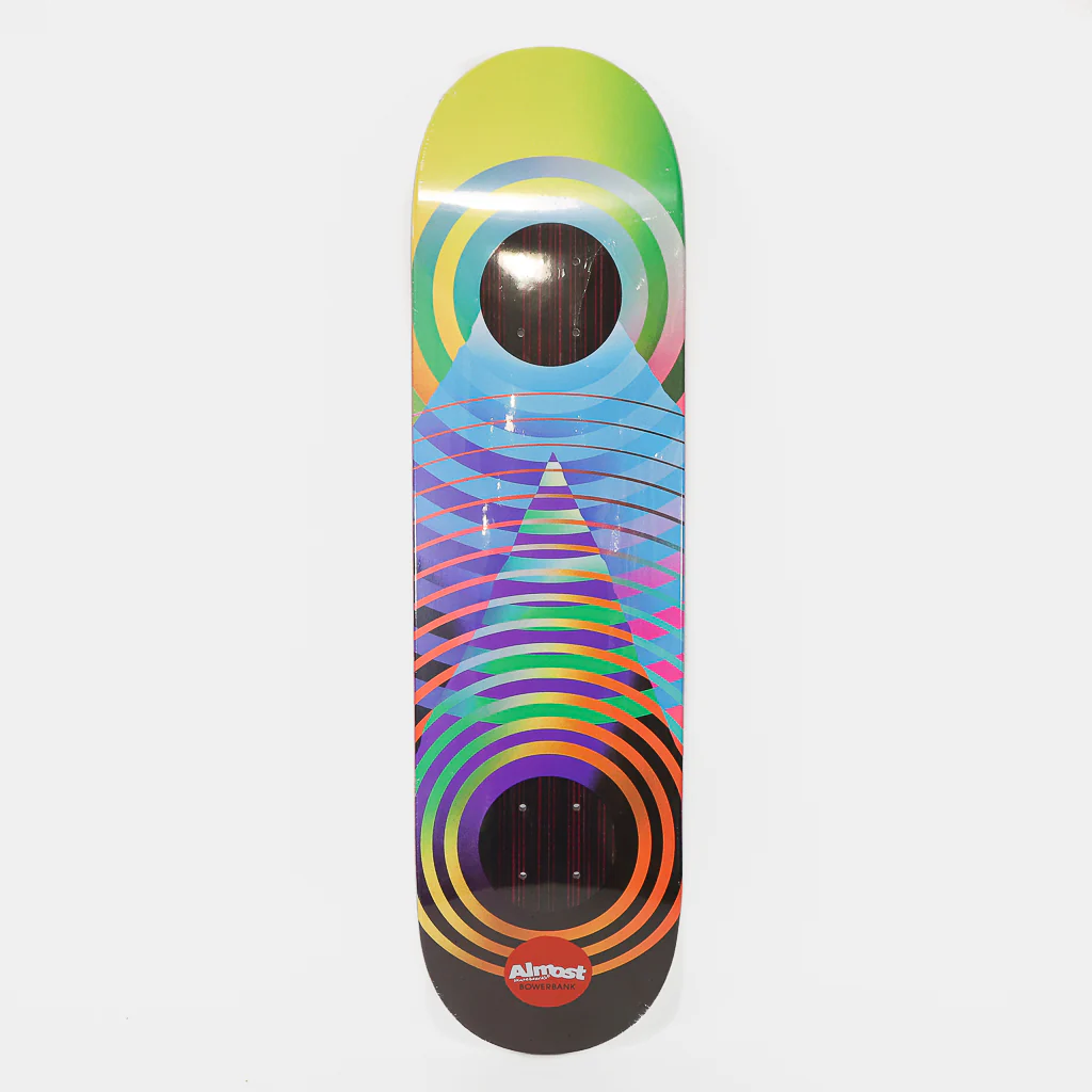 Almost Skateboards - 8.25" Tyson Bowerbank Gradient Cuts Impact Skateboard Deck