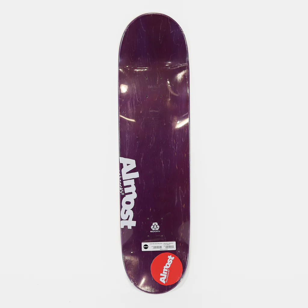 Almost Skateboards - 8.25" Tyson Bowerbank Gradient Cuts Impact Skateboard Deck - Image 2