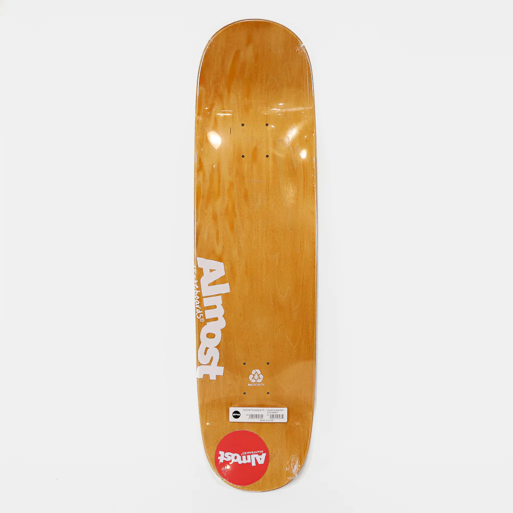 Almost Skateboards - 8.375" Youness Amrani Gradient Cuts Impact Deck - Image 2
