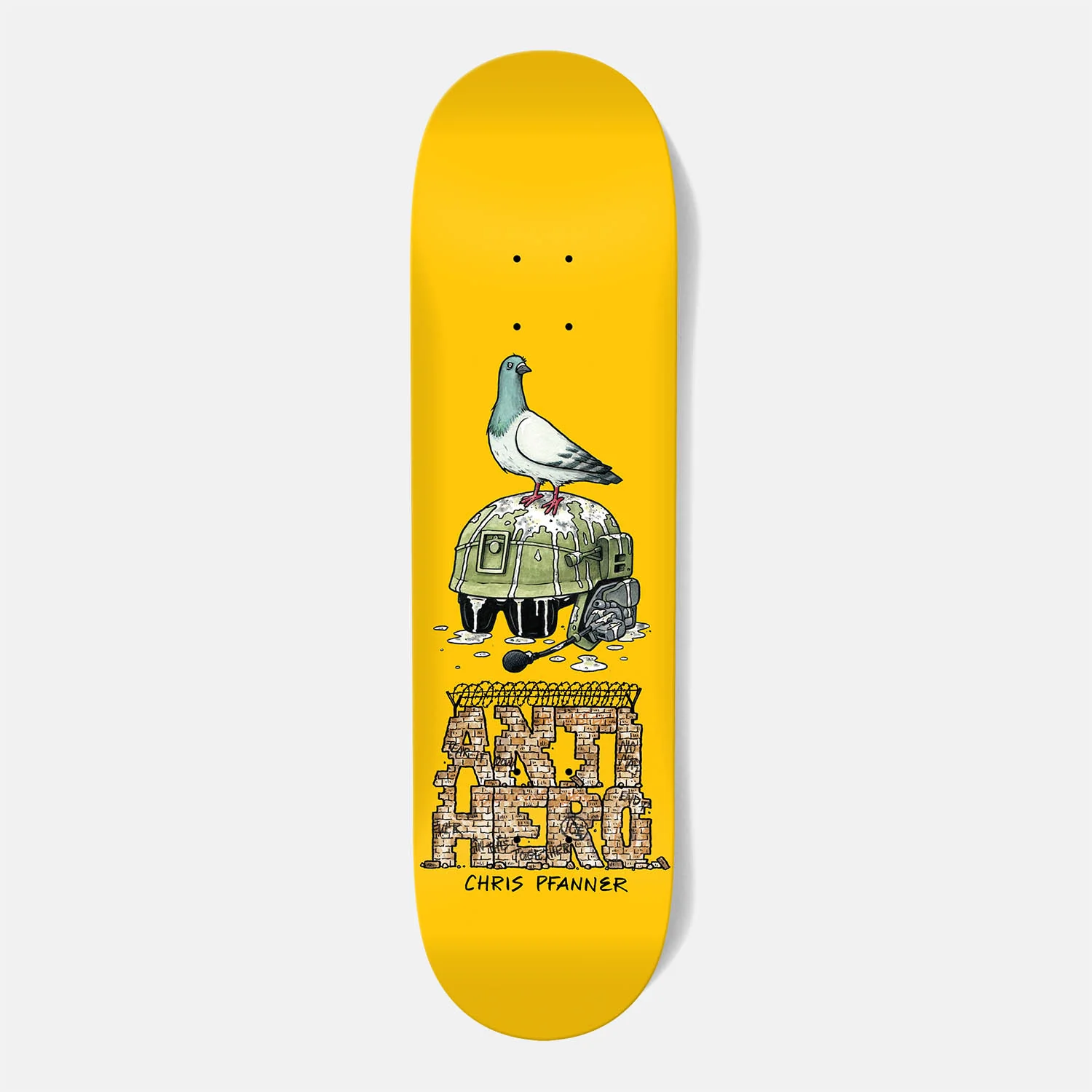 Anti Hero Skateboards - 8.25" Chris Pfanner Liberdad Skateboard Deck
