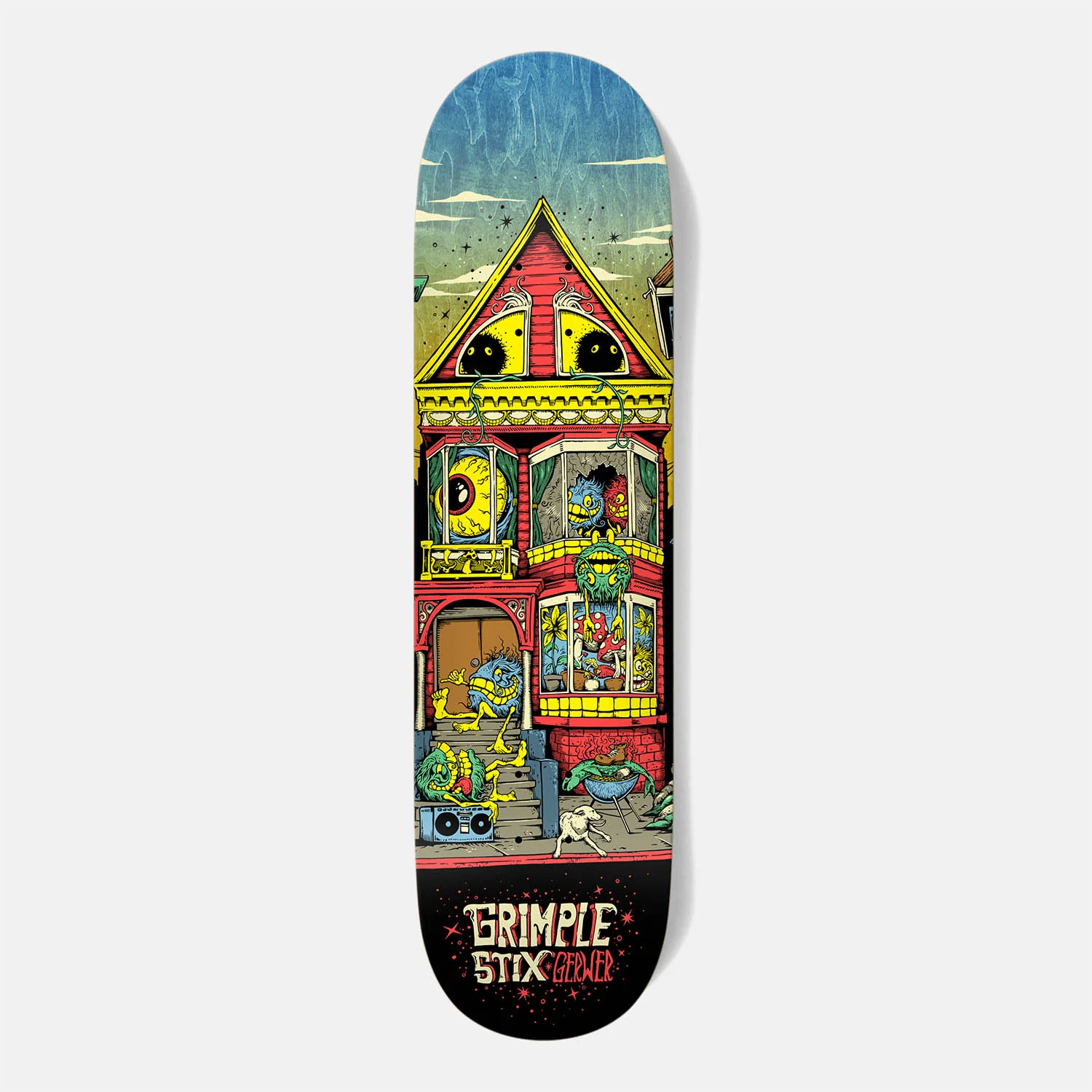 Anti Hero Skateboards - 8.25" Frank Gerwer Grimple Stix Victorians Skateboard Deck