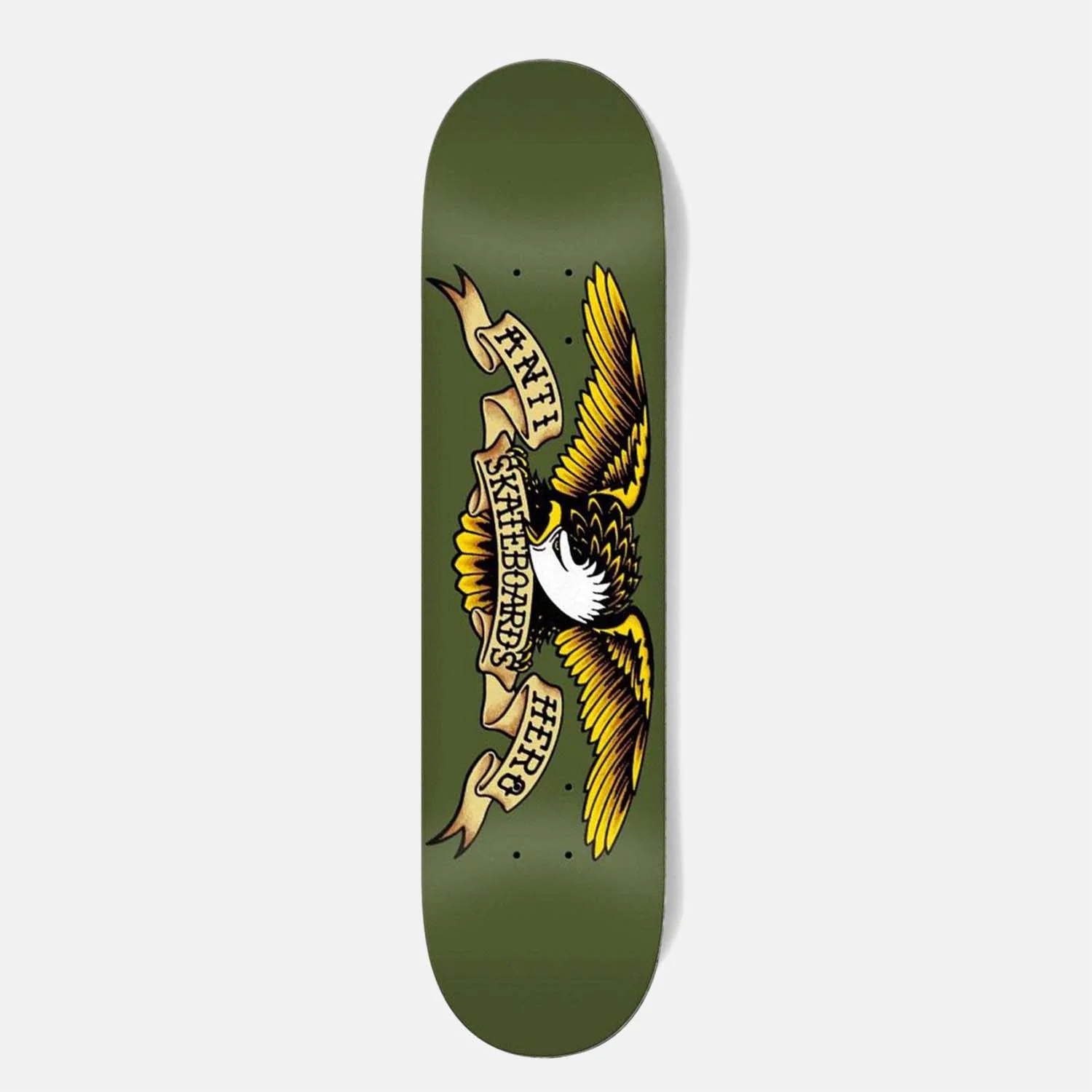 Anti Hero Skateboards - 8.38" Team Classic Eagle Skateboard Deck - Green