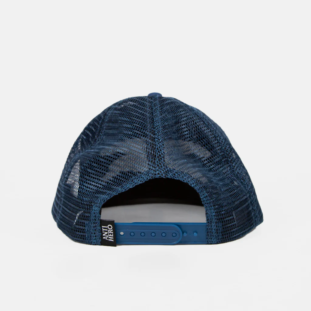 Anti Hero Skateboards - Basic Eagle Snapback Cap - Blue / White - Image 3