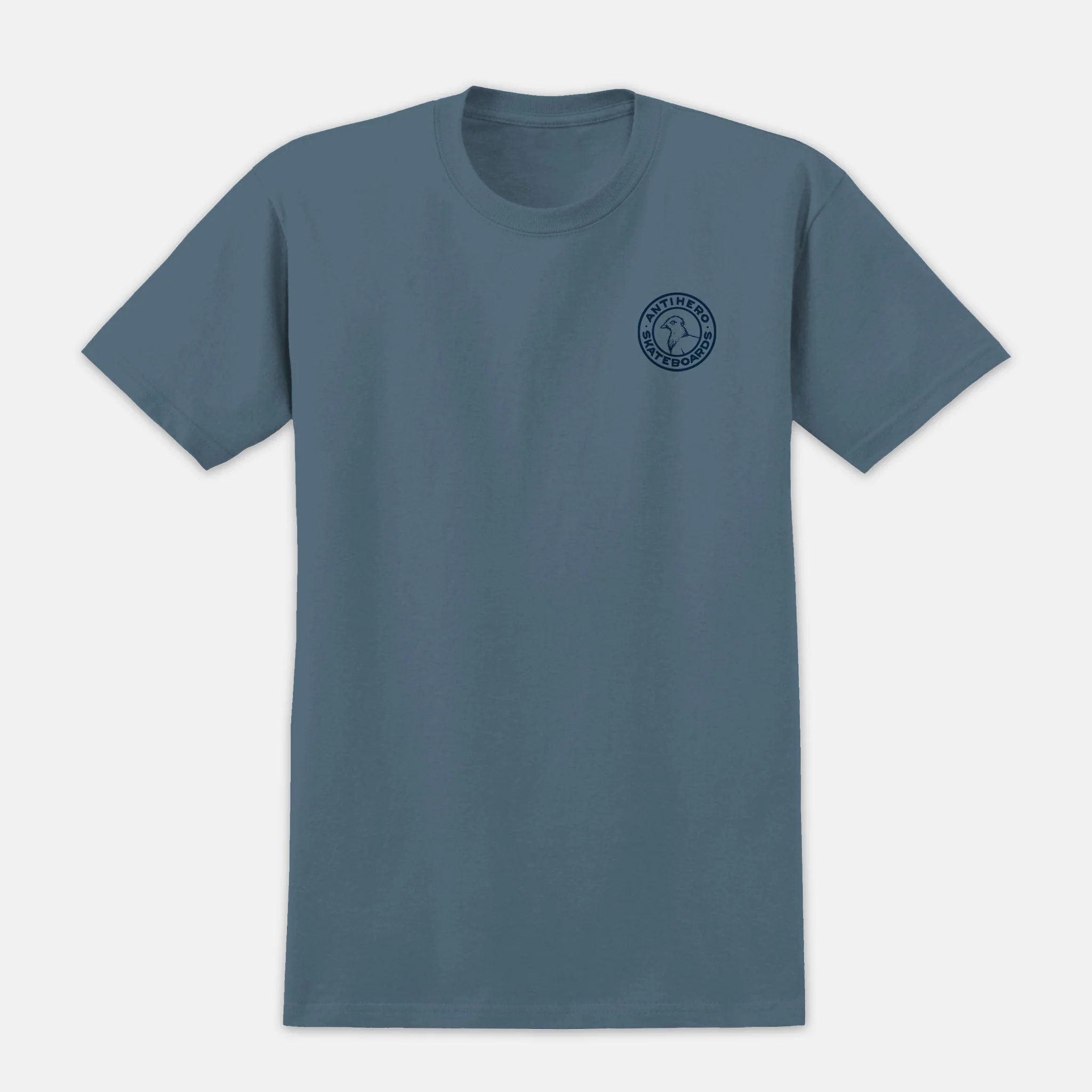 Anti Hero Skateboards - Basic Pigeon Round T-Shirt - Indigo Blue / Navy - Image 2