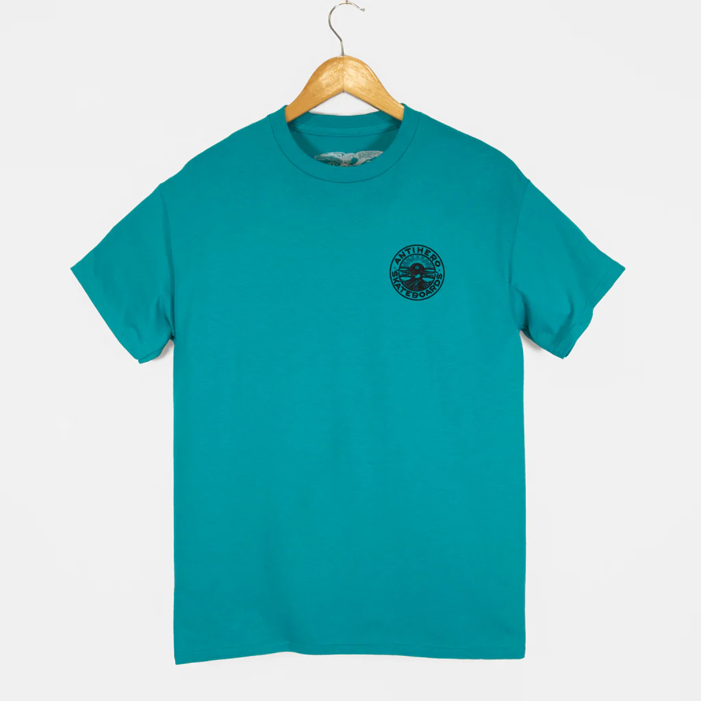 Anti Hero Skateboards - Stay Ready T-Shirt - Jade Dome / Black - Image 2