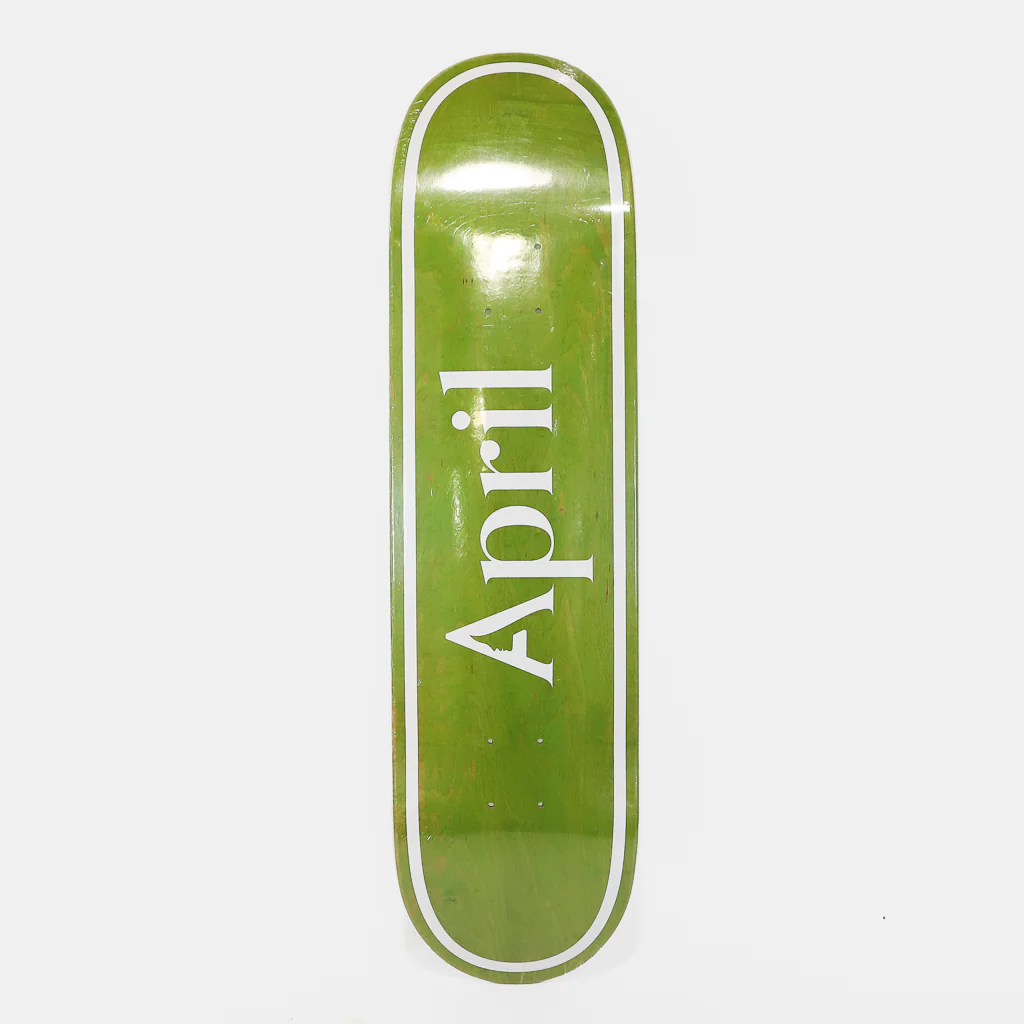 April Skateboards - 8.25" OG Inverted Skateboard Deck - Green