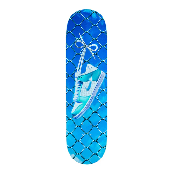 April Skateboards - 8.5" Nike SB Dunk Skateboard Deck - Blue Fence