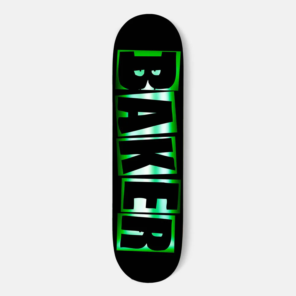 Baker Skateboards - 8.25" Jacopo Carozzi Logo Skateboard Deck - Black / Green
