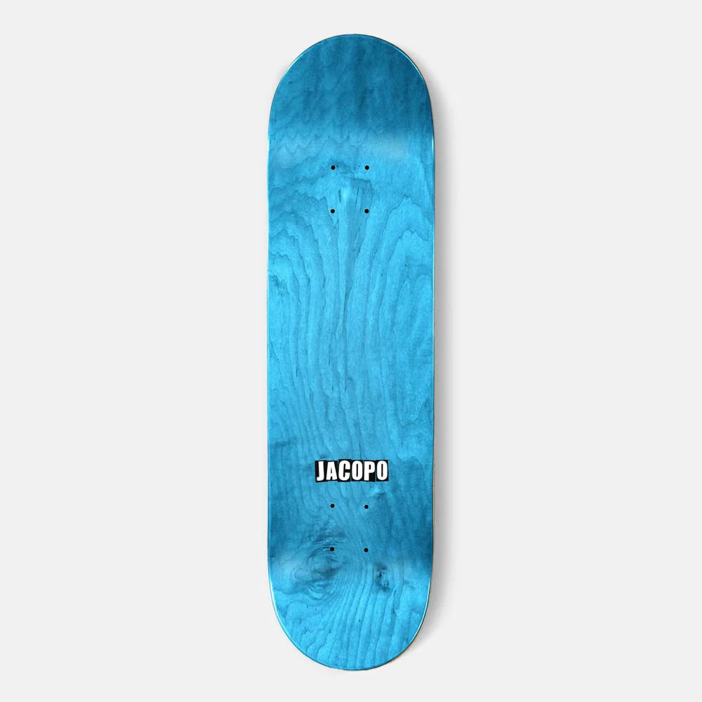 Baker Skateboards - 8.25" Jacopo Carozzi Logo Skateboard Deck - Black / Green - Image 2