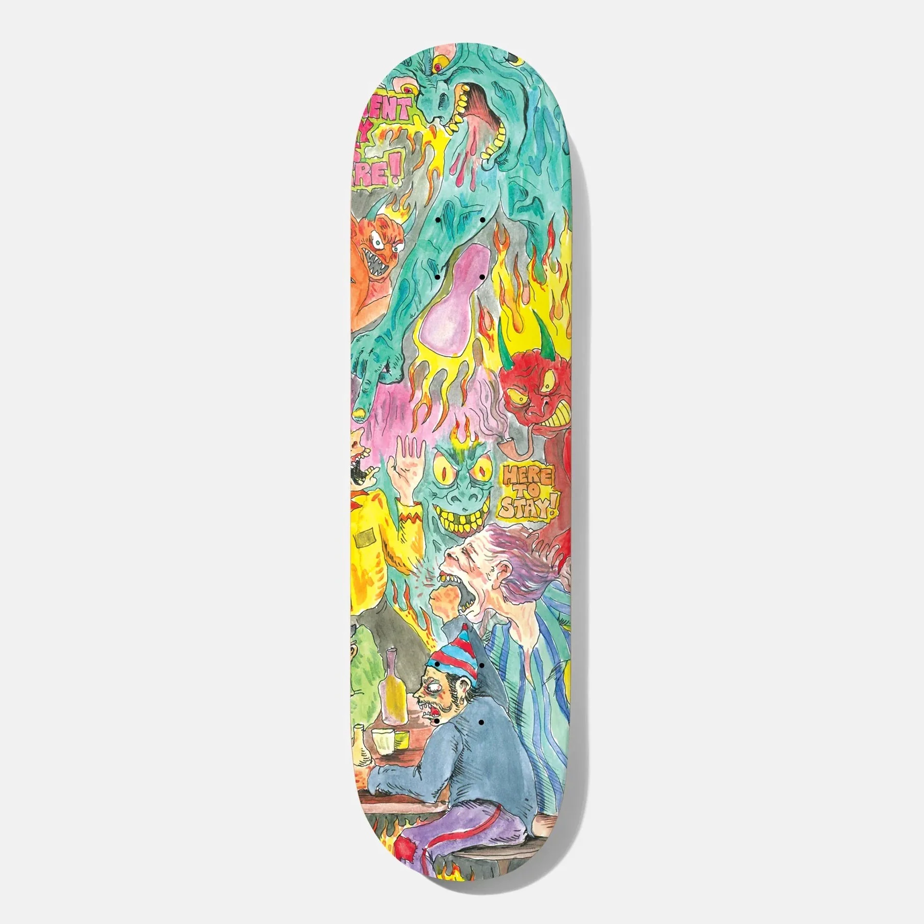 Baker Skateboards - 8.25" Justin Figueroa Here To Stay Skateboard Deck