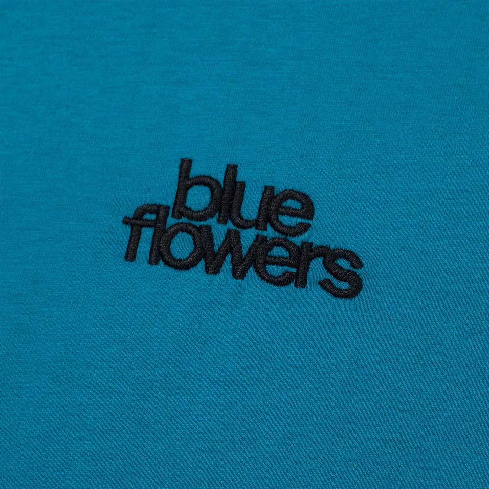 Blue Flowers - Evolution T-Shirt - Ocean Blue - Image 3