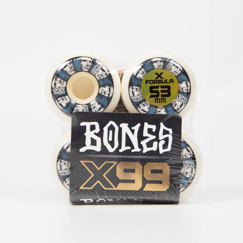 Bones - 53mm (99a) X Formula V5 Sidecut Head Rush Skateboard Wheels - Image 2