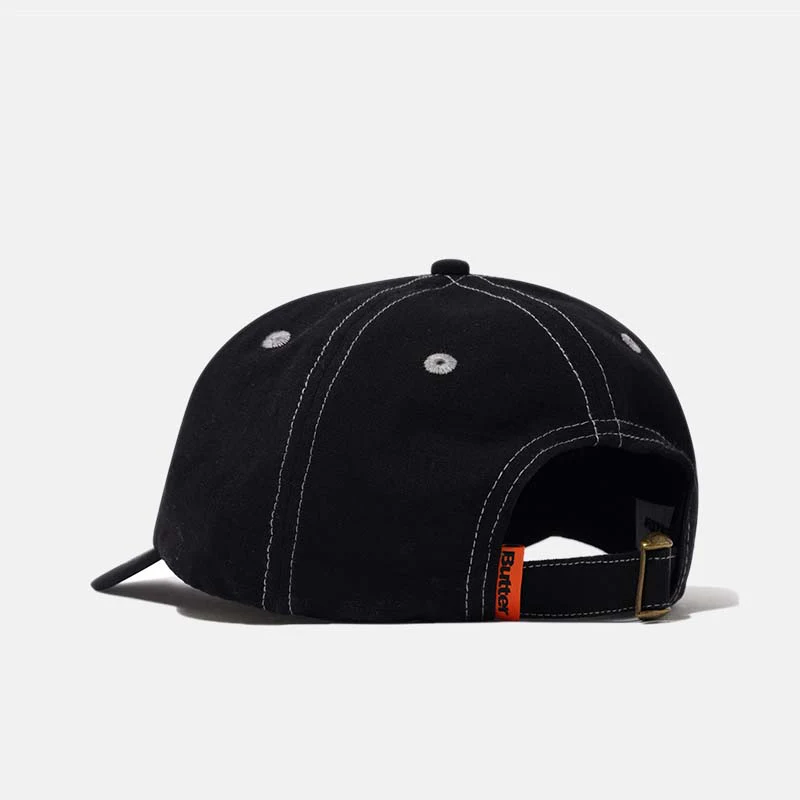 Butter Goods - Abseil 6 Panel Cap - Black - Image 2